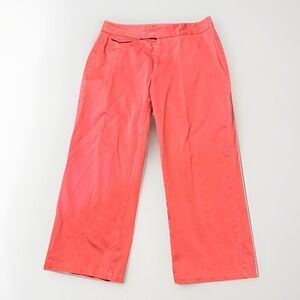 Levis Jeans Women Size 6 Pink Mid Rise Cotton Blend Wide Leg 30x22